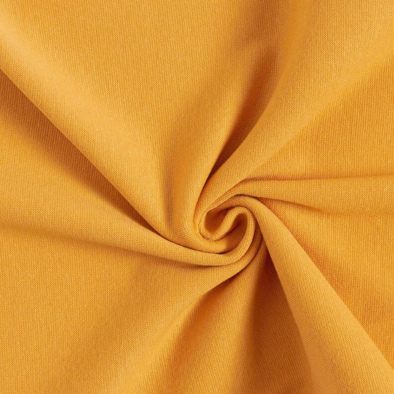 Dzianina ściągaczowa jednokol. – żółty curry, image number 1