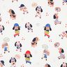 Dżersej bawełniany pies jeżdżący na łyżwach nadruk cyfrowy | Poppy Fabrics – kość słoniowa/różowe,  thumbnail number 1