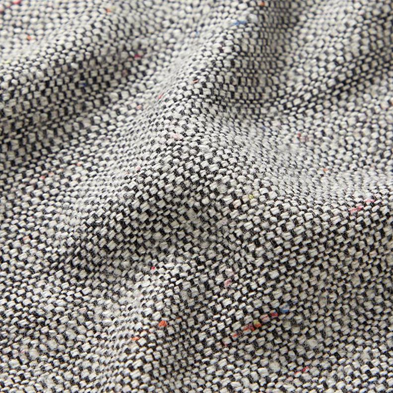 Tweed mieszanka wełniana pieprz i sól – szary,  image number 2