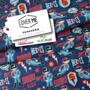 SHIELD CoverMe HEIQ Viroblock Supahero – granat | Albstoffe, 