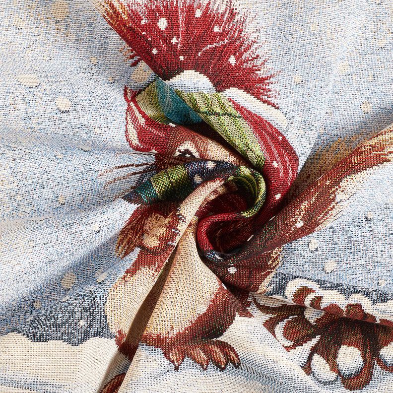 Panel dekoracyjny Gobelin urocza wiewiórka – jasnobeżowy/brąz,  image number 3