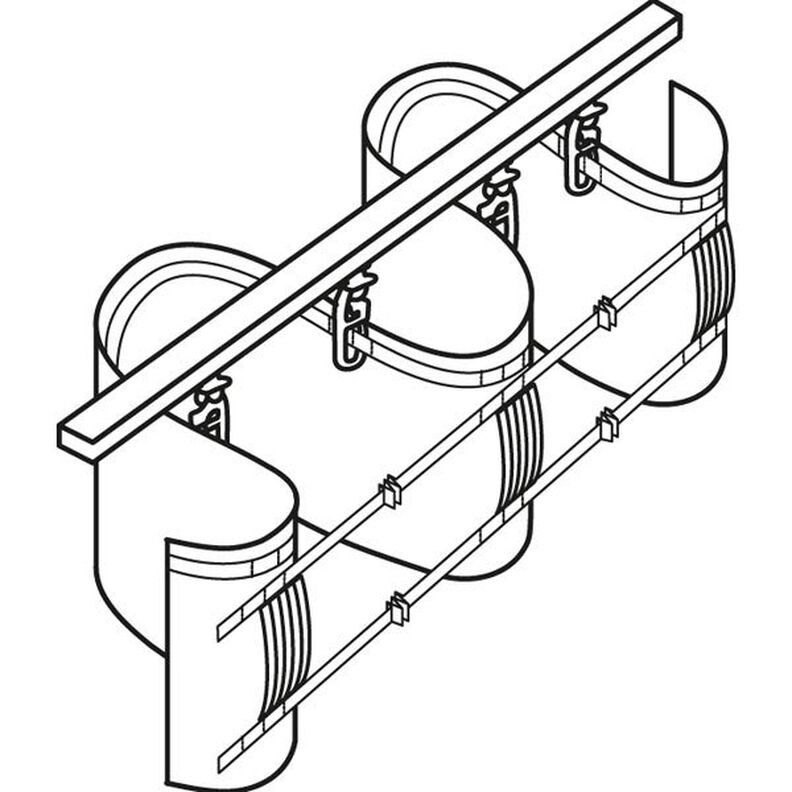 Taśma falująca, 100 mm – przezroczysta | Gerster,  image number 8