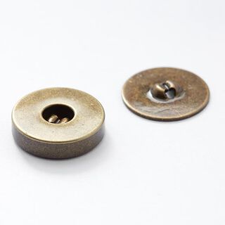 Guzik magnetyczny [  Ø18 mm ] – stare złoto metaliczny, 
