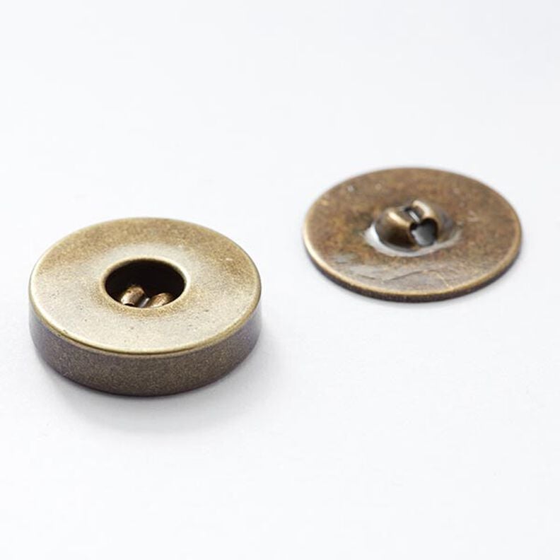 Guzik magnetyczny [  Ø18 mm ] – stare złoto metaliczny,  image number 1