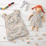 Muślin / Tkanina double crinkle kolorowa łąka kwietna nadruk cyfrowy | Poppy Fabrics – kość,  thumbnail number 5