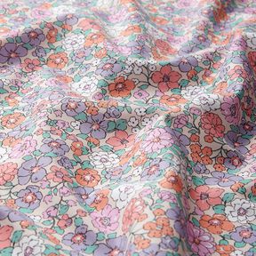 GOTS Popelina bawełniana ukwiecona łąka | Poppy Fabrics – naturalny, 