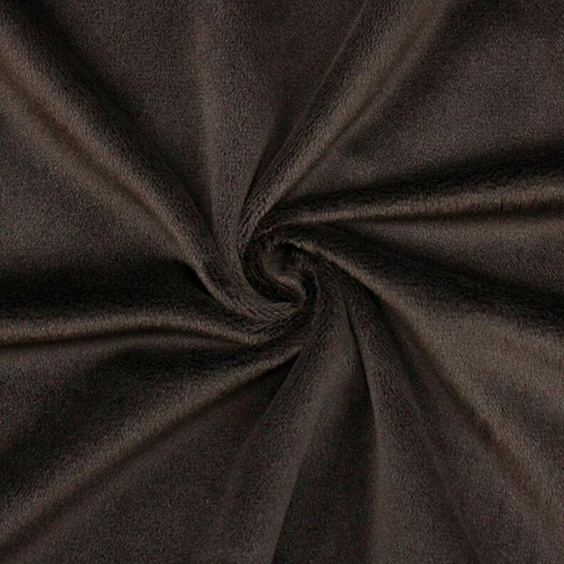 Tkanina pluszowa SuperSoft SHORTY [ 1 x 0,75 m | 1,5 mm ] - ciemny brąz | Kullaloo,  image number 2
