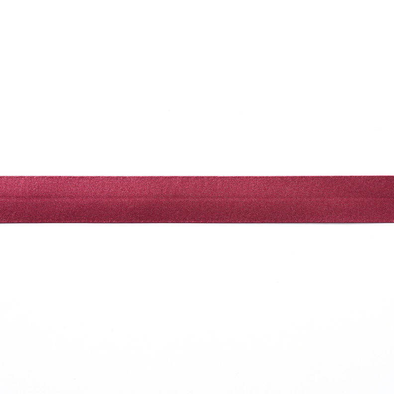 Taśma skośna Satyna [20 mm] – bordo,  image number 1