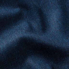 Denim z mieszanki bawełny, melanż – niebieski oceaniczny, 