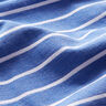 Wiskoza strecz z błyszczącymi paskami – błękit/biel,  thumbnail number 2