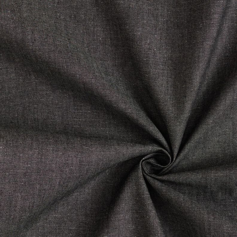 Lekki denim bawełniany – czerń,  image number 1