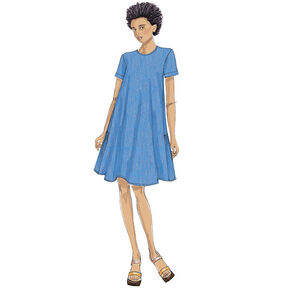 Sukienka o linii A, Vogue 9237 | L - XXL, 
