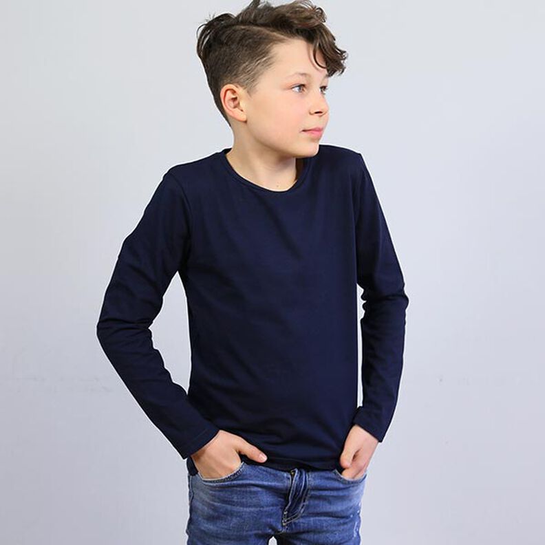 LEVI – bluzka z długim rękawem i blokami kolorów, Studio Schnittreif | 86 - 152,  image number 5