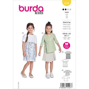 Sukienka | Burda 9226 | 92-122, 