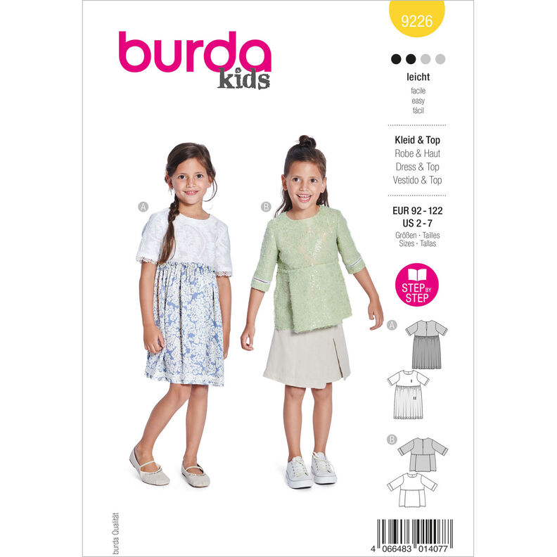 Sukienka | Burda 9226 | 92-122,  image number 1