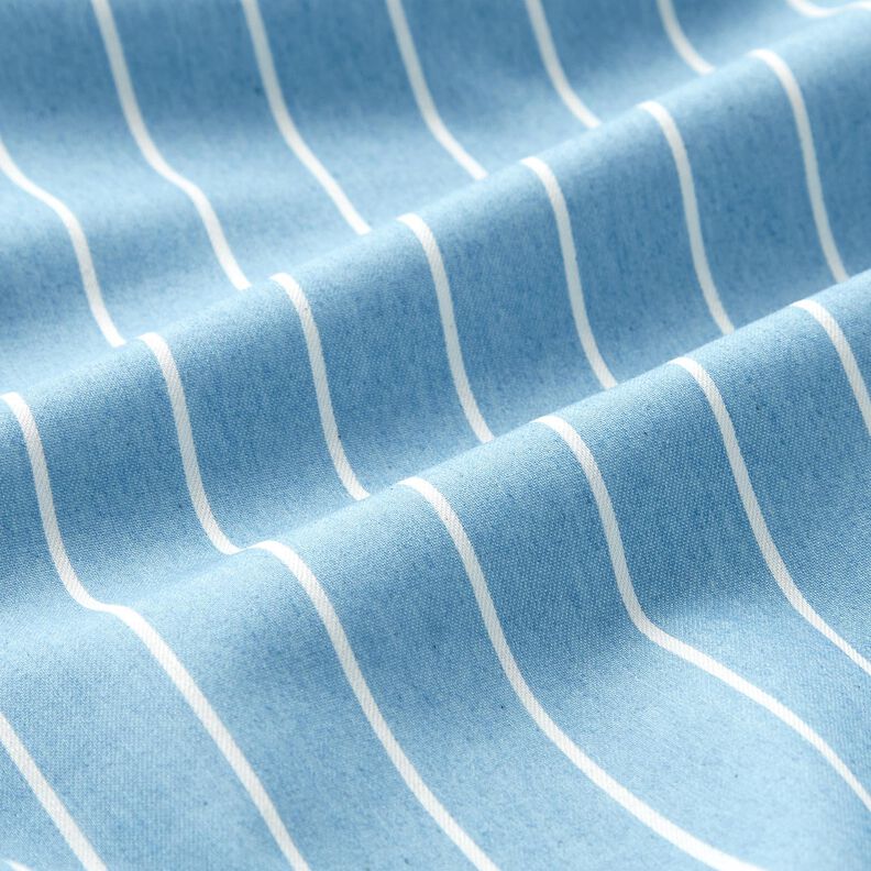 Chambray paski – jasnoniebieski/mleczna biel,  image number 2