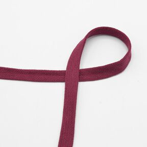 płaski sznurek Bluza z kapturem Bawełna [15 mm] – bordo, 
