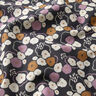 Tkanina bawełniana Kreton fantazyjne kwiaty – czarnoniebieski/pastelowy fiolet,  thumbnail number 2