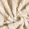 Sztuczne futerko Tkanina bouclé romby – piasek/naturalny,  thumbnail number 3