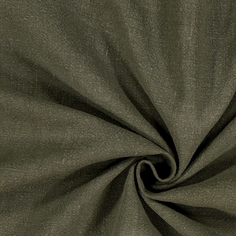 Tkanina ramia mix stonewashed, wysoka jakość – ciemna pinia,  image number 1