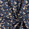 Dżersej bawełniany Mille-fleurs – ciemnogranatowy,  thumbnail number 3