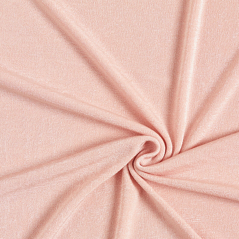 Dżersej krepowy z efektem połysku – różowy,  image number 1