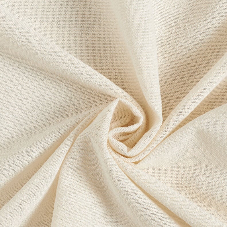 Tkanina na firany efekt bouclé 300 cm – mleczna biel,  image number 1