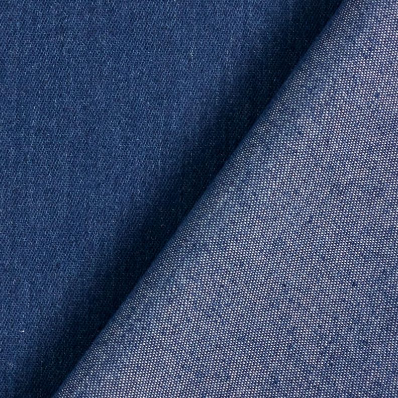 Denim z mieszanki bawełny, średni – granat,  image number 3
