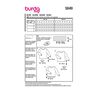 Bluzka | Burda 5849 | 34-48,  thumbnail number 12