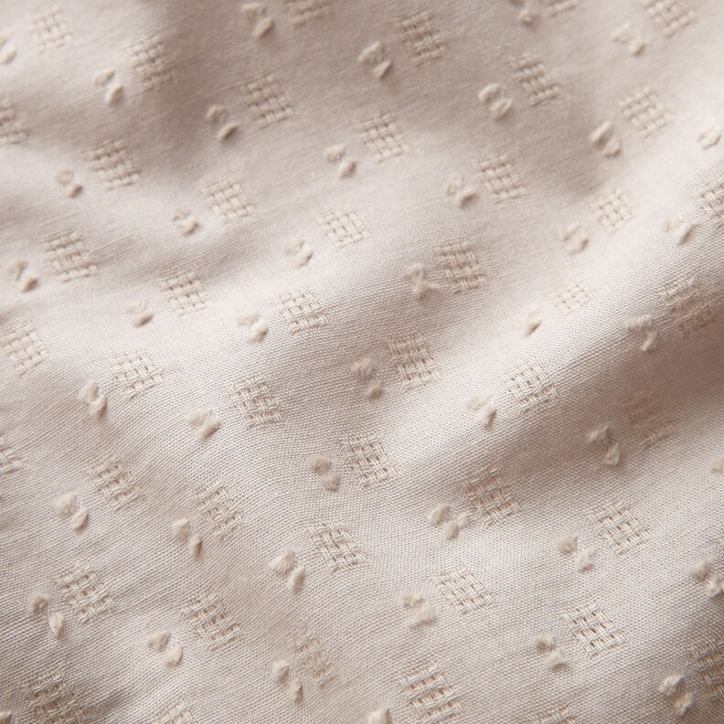 Ażurowa tkanina bawełniana dobby – zawilec,  image number 2