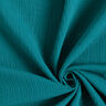 Muślin / Tkanina double crinkle – petrol,  thumbnail number 1