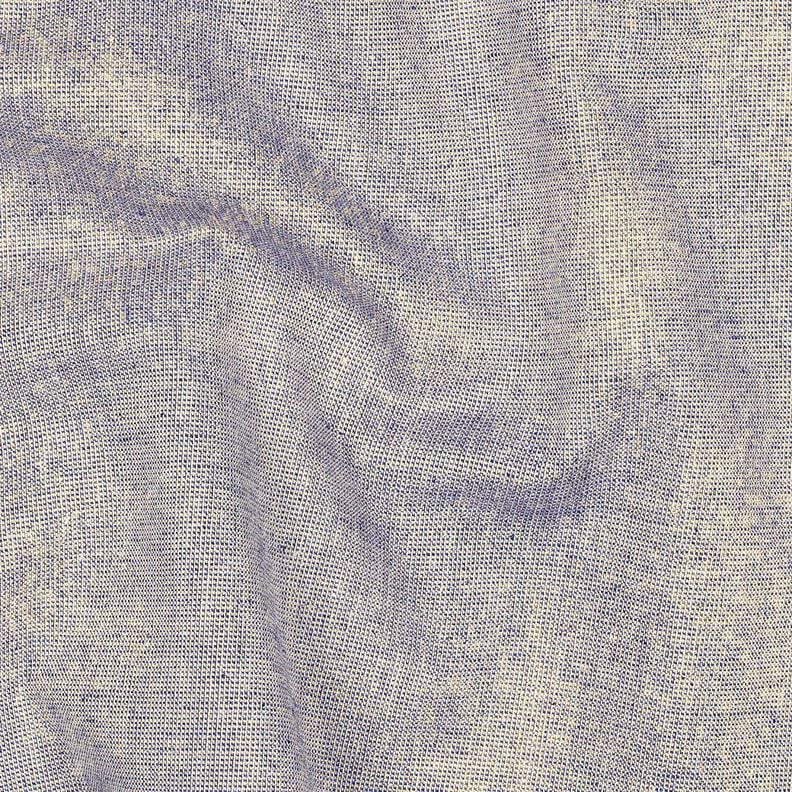 Chambray lureks melanż | Poppy Fabrics – błękit/kość słoniowa,  image number 2
