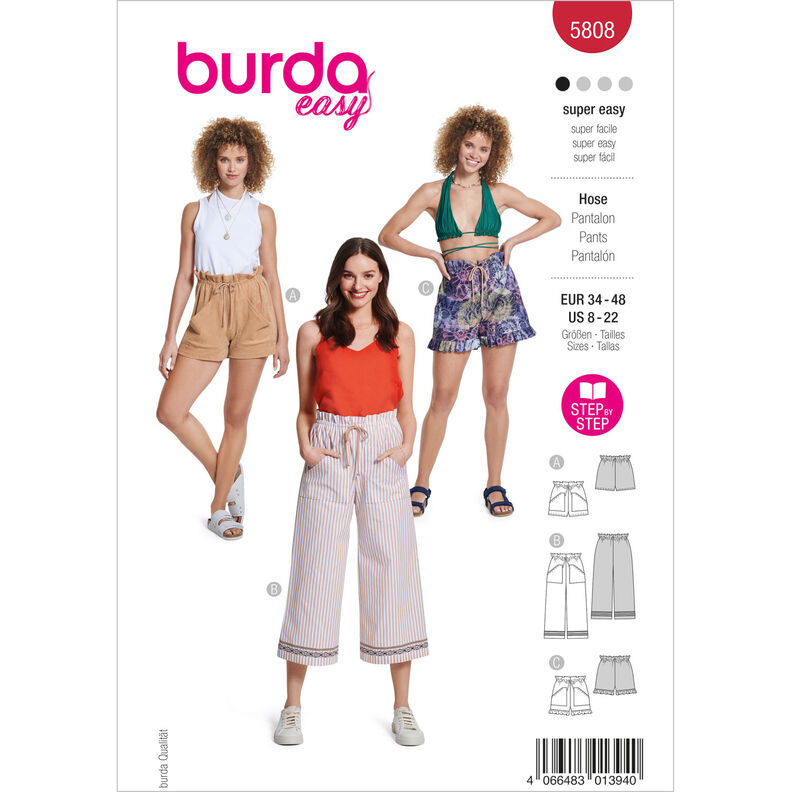 Spodnie | Burda 5808 | 34-48,  image number 1