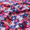 Dżersej bawełniany kolorowe kwiaty | Poppy Fabrics – ciemnogranatowy,  thumbnail number 2