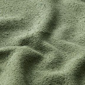 Bawełna Dzianina dresowa Terry Fleece – oliwka, 