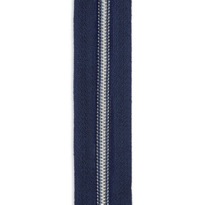 Zamek błyskawiczny na metry [5 mm] Metal | Prym – granat, 