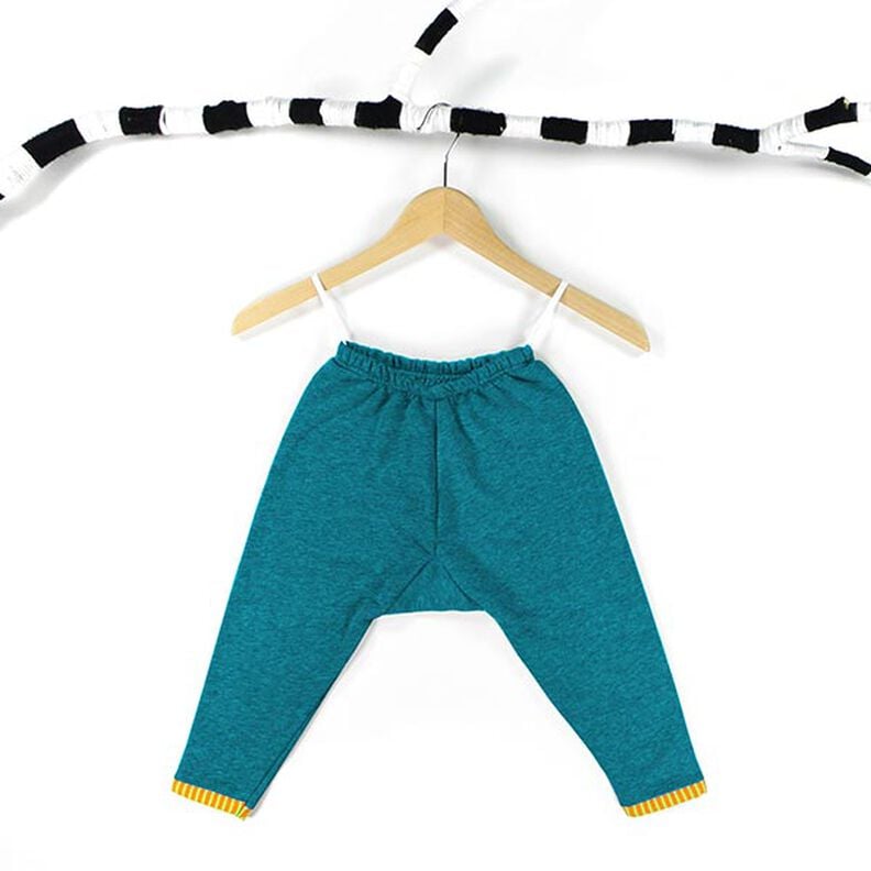 Lekka dresówka bawełniana jednokol. – petrol,  image number 4