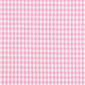 Tkanina bawełniana Kratka Vichy 0,5 cm – róż/biel, 