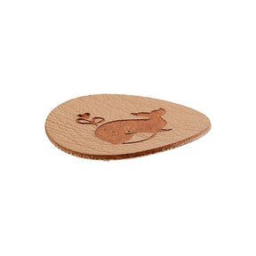 Ozdoba wieloryb [ 23 mm ] – beż, 