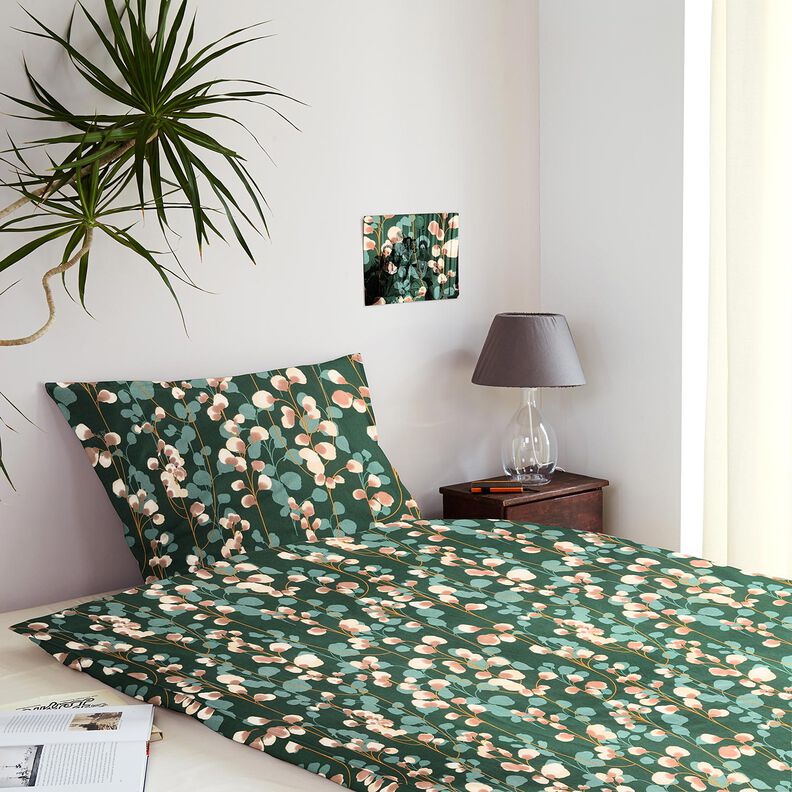 Satyna bawełniana rośliny pnące &ndash; ciemna zieleń/piasek,  image number 6