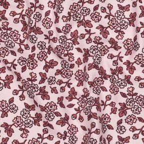 Flanela bawełniana kwiatki | Poppy Fabrics – różowy/malwa, 