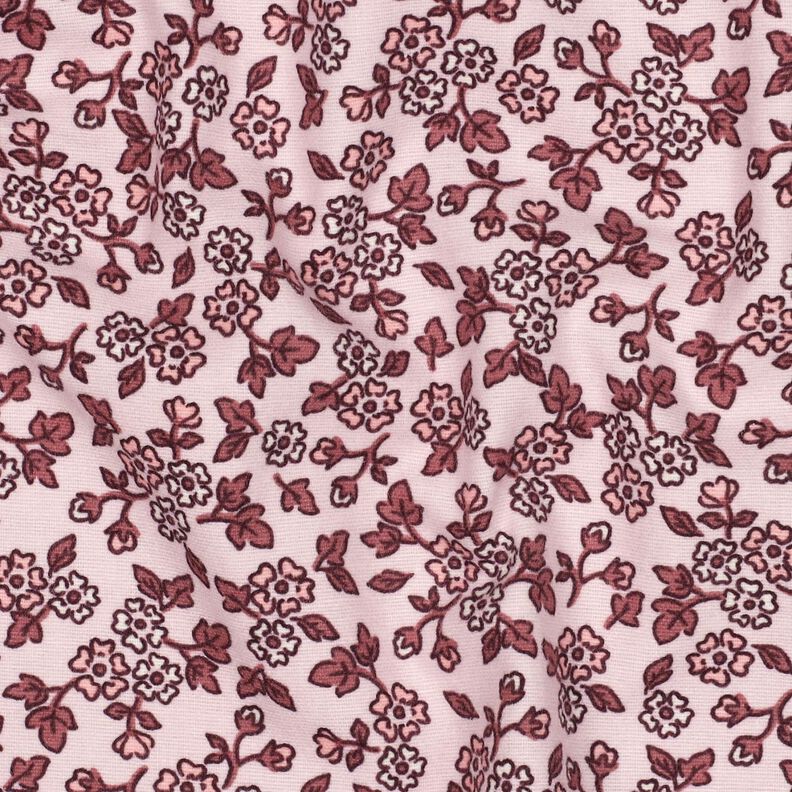 Flanela bawełniana kwiatki | Poppy Fabrics – różowy/malwa, image number 2