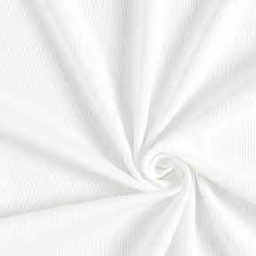 Dżersej prążkowany drobne prążki 2-1-1-1 &ndash; biel, 