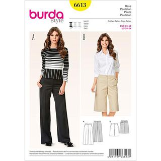 Spodnie, Burda 6613, 