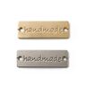 Przypinki „handmade” [ 3 x 1 cm ] | Prym – srebro metaliczny/złoto,  thumbnail number 1
