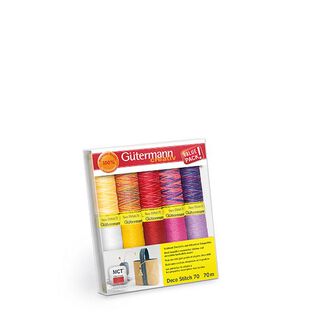 Zestaw nici Deco Stitch 70 [10 szpulek po 70 m] | Gütermann, 