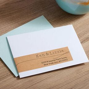 Cricut Smart Label papier do pisania 4 arkusze [13,9x30,4 cm] | Cricut – brąz, 