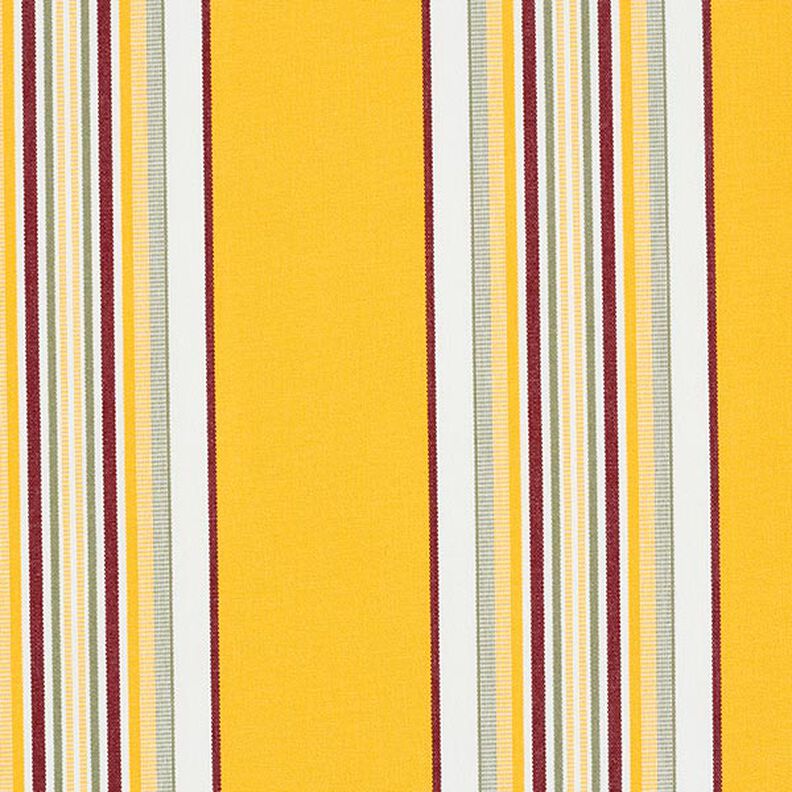 Tkanina na markizy szerokie i wąskie paski – słoneczna żółć/biel,  image number 1