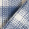Tkanina płaszczowa Mieszanka bawełny w kratkę – szary błękit/kość słoniowa,  thumbnail number 4