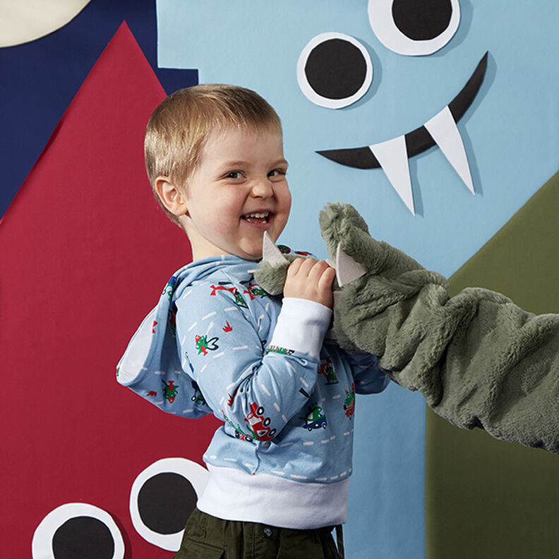 Dzianina ściągaczowa jednokol. – mleczna biel,  image number 12